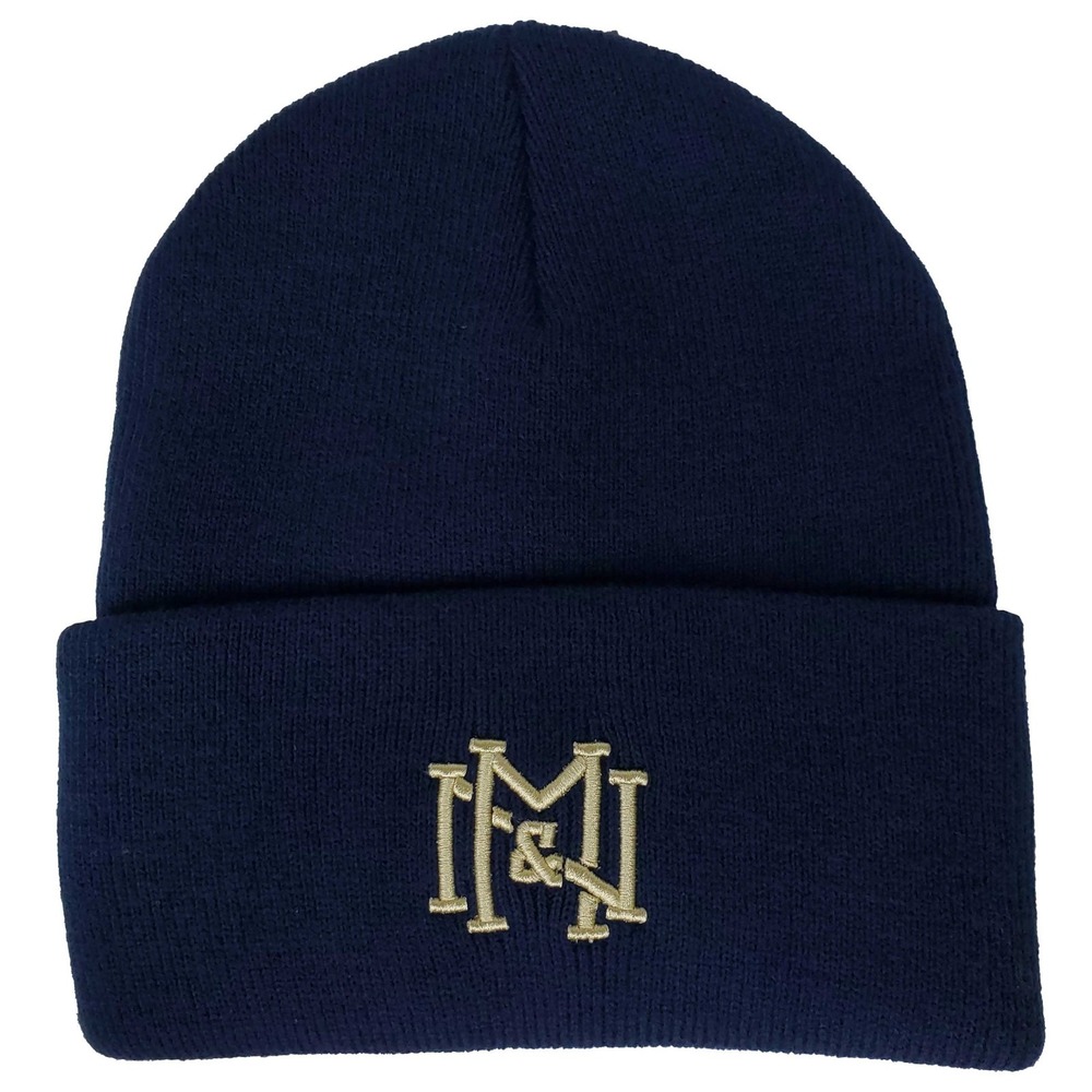 Mitchell and‎ Ness Cuff Knit Hat Cap 3D Logo Navy NWT